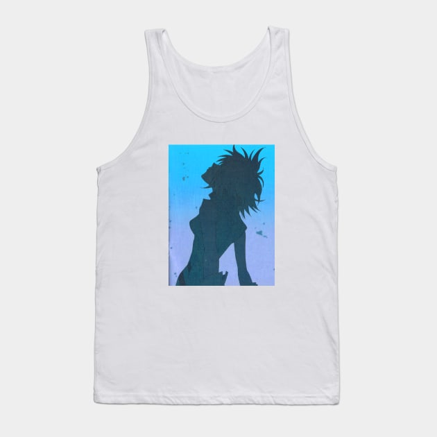 FLCL - Haruko Large Graphic Print Tank Top by waveformUSA